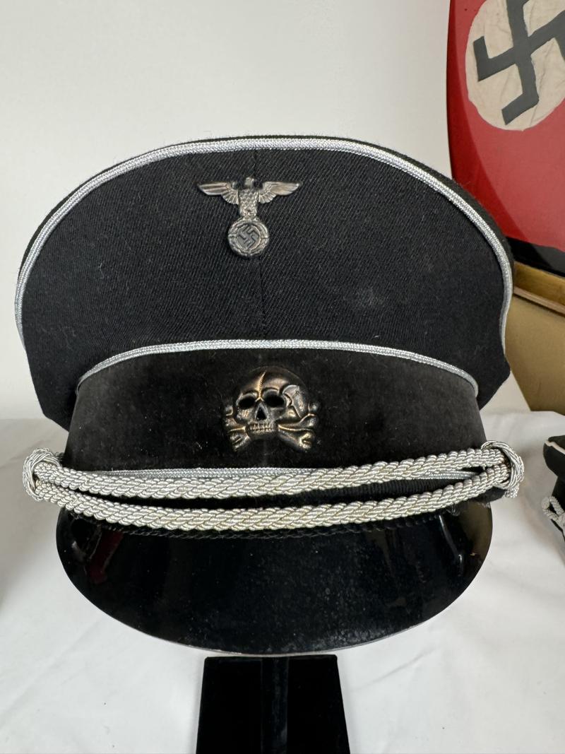 SS Named Allgemeine General's Wool Gaberdine Visor - Otto Fredredric Augustini