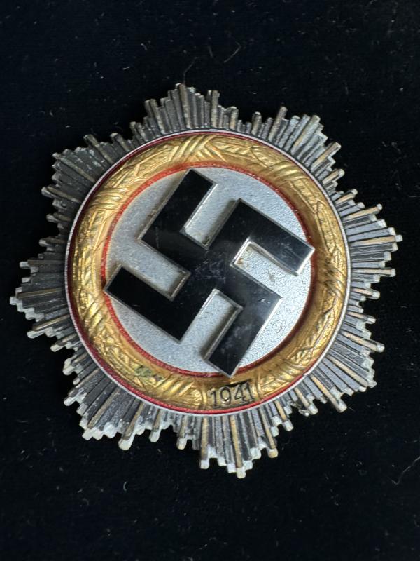 Gold German Cross minus Pin